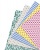 Origami papír, 15x15 cm, 80 g, 50 lap, FOLIA "Sweet", 5 különböző minta